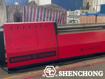 SHENCHONG Egypt Four-Roller Plate Rolling Machine