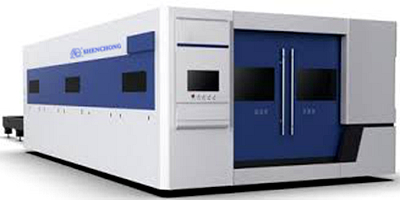 CNC fiber laser cutting machine for metal plate