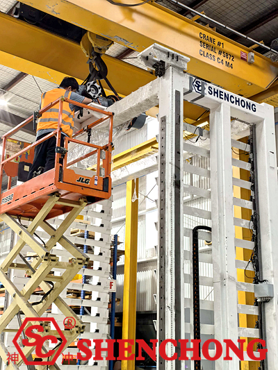 Metal Sheet Storage System 3015 Installation