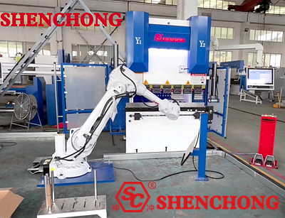 SC Hybrid Electric-Hydraulic CNC Press Brake With ABB IRB 4600-60