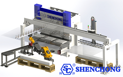 Robotic Press Brake Bending With Gantry Robot