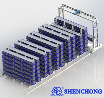 Automated Warehousing for Aluminum Profiles Automated Warehousing for Aluminum Profiles
