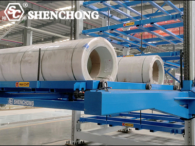 automated metal coil storage system