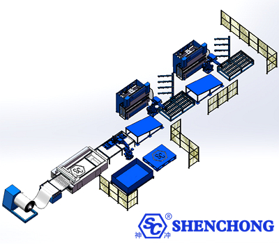 Fully Automated Unmanned Bending Line Fully Automated Unmanned Bending Line