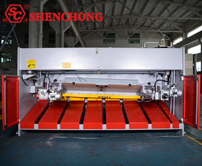 SHENCHONG Hydraulic Metal Sheet Shear Machine Back Look