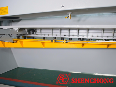 Hydraulic Metal Sheet Shear Machine Backgauge