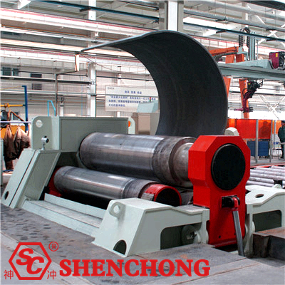 Hydraulic Plate Bending Roll Machine Rolling Process Hydraulic Plate Bending Roll Machine Rolling Process